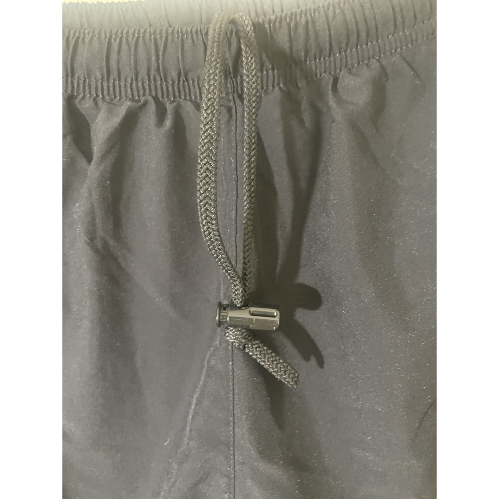 US Army Shorts Physical Fitness Trunks Size Medium Black Yellow Lined Drawstring - Picture 6 of 6